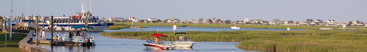 Boats and marshland in Murrells Inlet